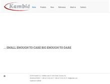 Tablet Screenshot of kambicmetrology.com